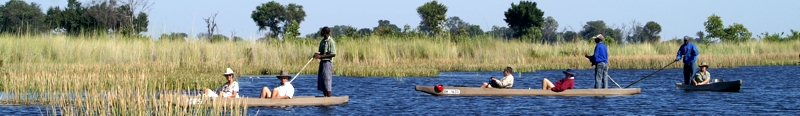 Mokoros in the Okavango Delta